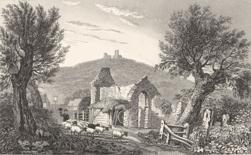 KENT. The remains of an ancient chapel or Nunnery. At West Hythe. Allen 1833